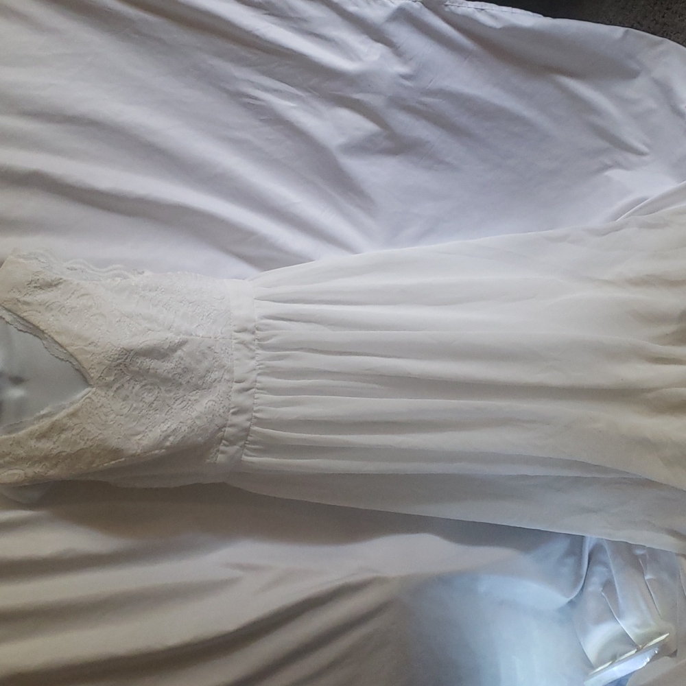 White formal dress